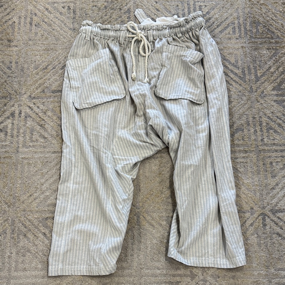 Free People Striped Cargo Pants
